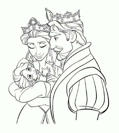 Tangled for kids - Tangled Kids Coloring Pages