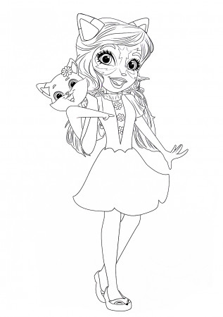 Enchantimals new coloring pages - YouLoveIt.com