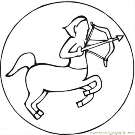 Sagittarius Coloring Page for Kids - Free Star Signs Printable Coloring  Pages Online for Kids - ColoringPages101.com | Coloring Pages for Kids