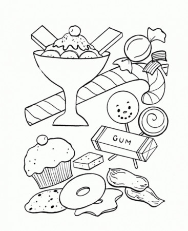 20+ Free Printable Candy Coloring Pages - EverFreeColoring.com