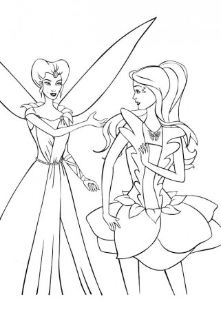 Barbie Fairytopia Coloring Pages Free | Cooloring.com