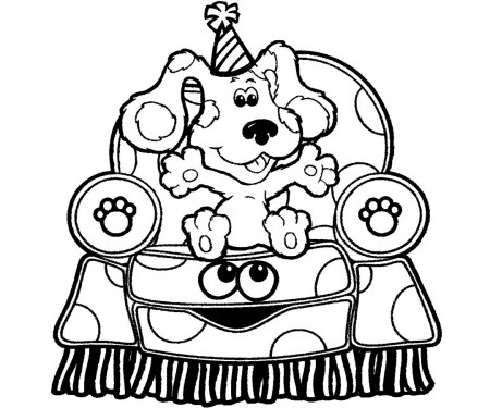 Printable Blue's Clues Coloring Pages | Coloring Me