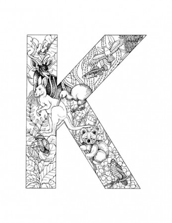 7 Pics of Coloring Pages With Letter K - Letter K Coloring Pages ...