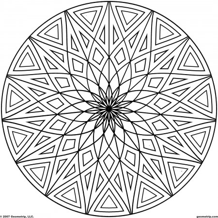 Cool Designs To Color In - Cool Design Coloring Pages To Print ...