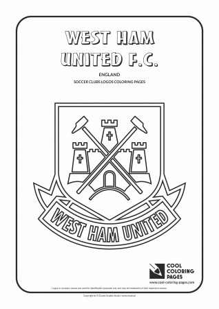 Cool Coloring Pages West Ham United F.C. logo coloring page - Cool Coloring  Pages | Free educational coloring pages and activities for kids