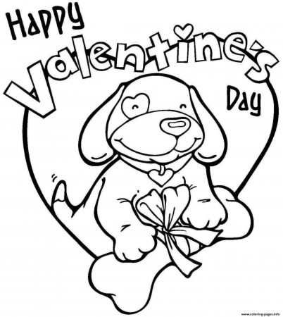 Top 44 Superlative Coloring Pages Happy Valentines Day ...