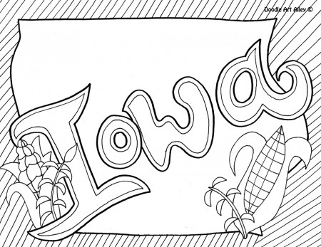 United States Coloring Pages - Classroom Doodles