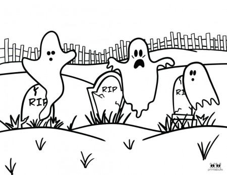 Free Printable Ghost Coloring Pages ...