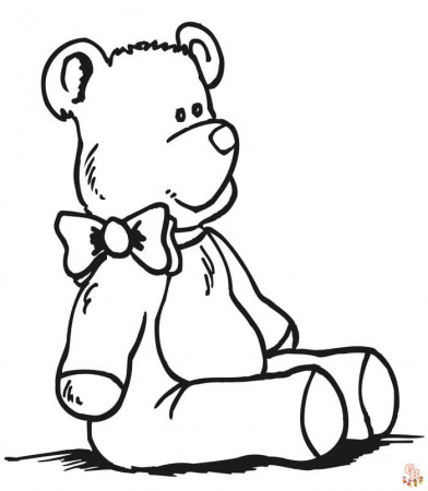 Engaging Stuffed Animals Coloring Pages ...