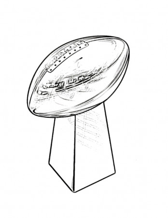 National Football League's Championship Game Trophy Coloring Pages - Get Coloring  Pages