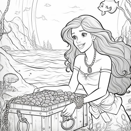 17 The Little Mermaid Coloring Pages ...