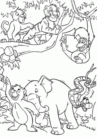 Education Free Coloring Pages Of Animal Safari, Acumen Jungle ...