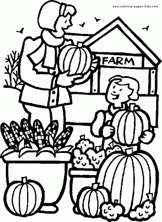 Farm color page - Coloring pages for kids - Family, People and Jobs coloring  pages - printable coloring pages - color pages - kids coloring pages - coloring  sheet - coloring page -