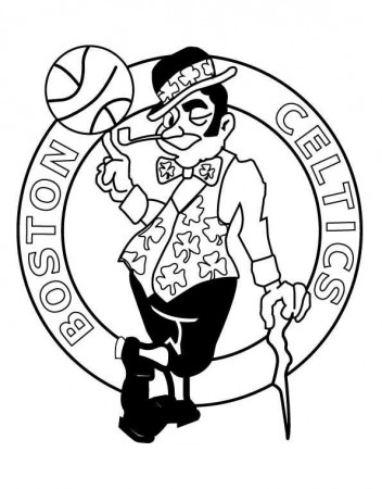 basketball logos coloring pages