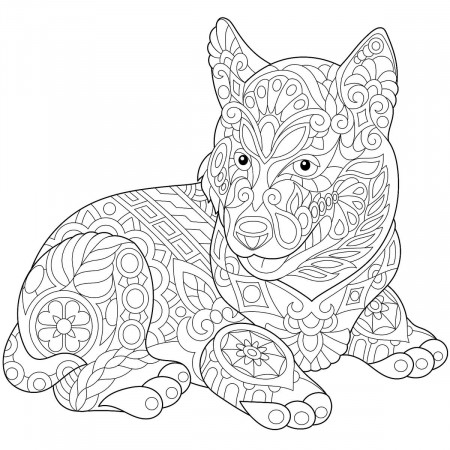 Dog Coloring Pages: Free Printable Coloring Pages of Dogs for Dog Lovers of  All Ages | Printables | 30Seconds Mom