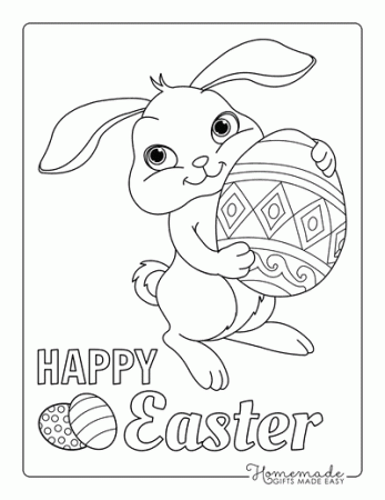 Free Easter Coloring Pages for Kids & Adults