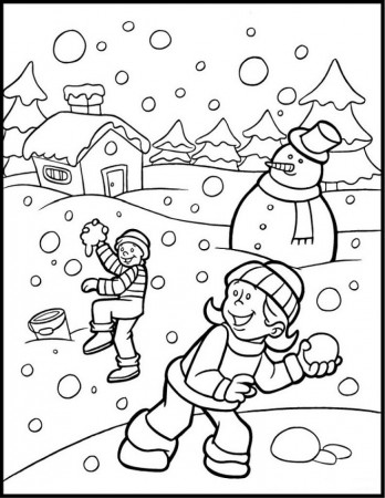 Winter Wonderland Coloring Pages | Activity Shelter | Coloring pages winter,  Free printable coloring pages, Christmas coloring pages