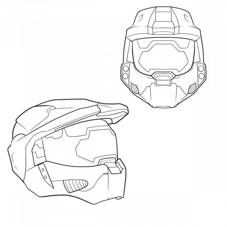 Halo Coloring Pages Halo Coloring Pages Easy Clipart How Draw ...