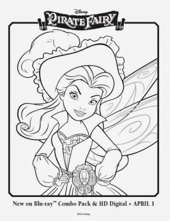 One Savvy Mom ™ | NYC Area Mom Blog: Disney Pirate Fairy Free Printable Coloring  Pages - Grab A Box Of Crayons!