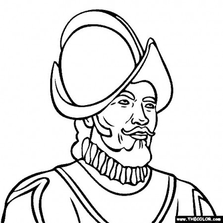 ignatius loyola coloring page. juan ponce de leon coloring page. ponce de  leon coloring page see more john smith coloring page. view larger image  image. ponce_de_leon_mapjpg. Coloriage - Coloriage Complete