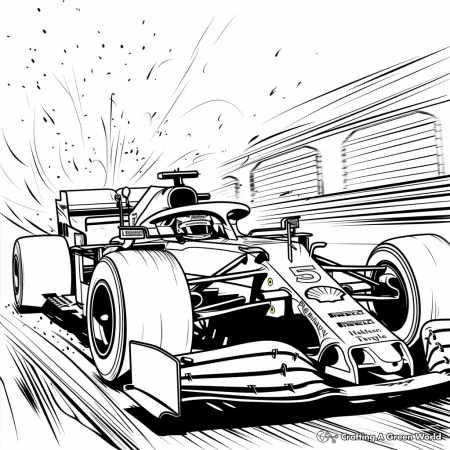 F1 Coloring Pages - Free & Printable!