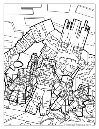 A Minecraft Movie coloring pages