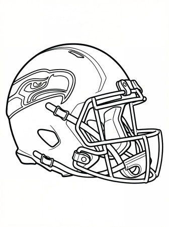 Seattle Seahawks - 2026 Super Bowl LX coloring page
