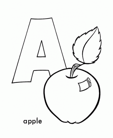 ABC Alphabet Coloring Sheets - Classic ABC Letters Coloring 