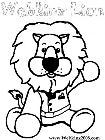 Webkinz Coloring Pages