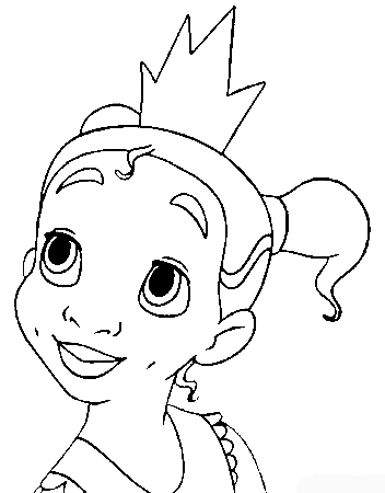 disney princess tiana coloring pages | Printable Coloring Pages 