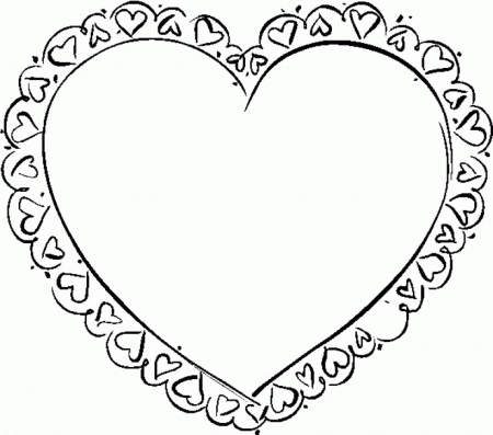 Love heart Colouring Pages (page 3)