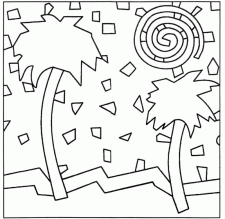 Mosaic Coloring Pages - HD Printable Coloring Pages