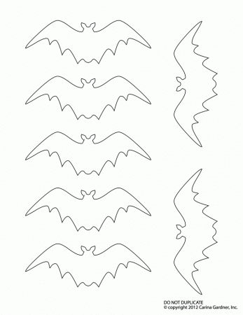 bat templates | Bat for preschool