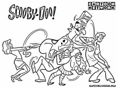 Scooby Doo Printable Coloring Pages - Coloring For KidsColoring 
