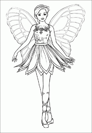 Fairies Coloring Pages | Coloring Pics