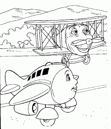 Jay Jay the Jet Plane Coloring pages
