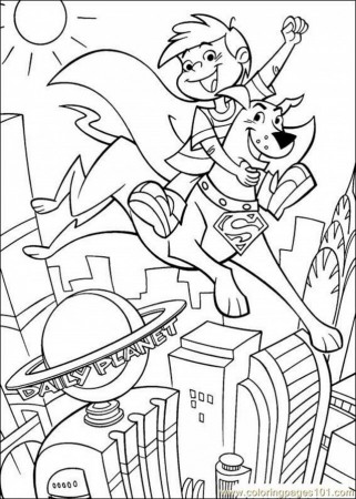 Krypto Puppy Colouring Pages 192652 Krypto The Superdog Coloring Pages