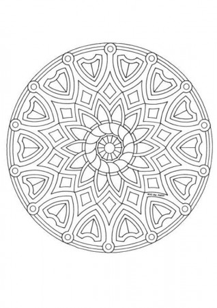 Mandalas for EXPERTS : 52 free online coloring books & printables 