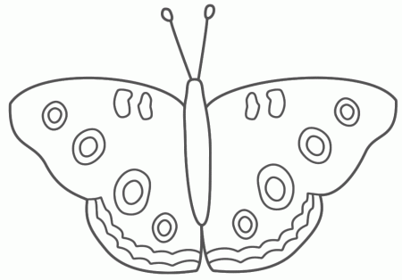 Animal Coloring Butterfly Coloring Page For Kids Butterfly 