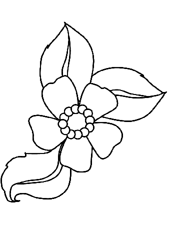 cute flower coloring sheets for kids 2014 - Coloring Point
