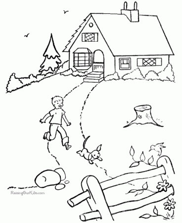 House Coloring Pages for kids | Coloring Pages