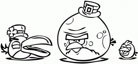 Printable Free Cartoon Angry Bird Coloring Pages For Kids & Girls #