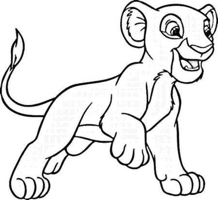 Simba And Scar Coloring Page