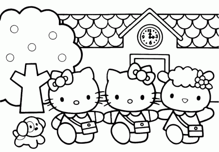 Coloring Pages Hello Kitty