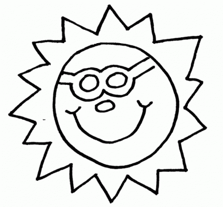 sun masks Colouring Pages