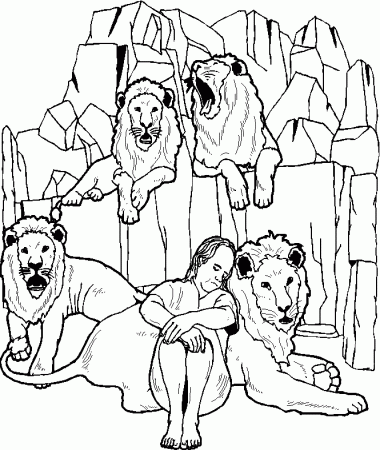 Search Results » Daniel And The Lions Colouring