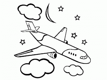 Free Printable Airplane Coloring Pages For Kids | Free coloring 