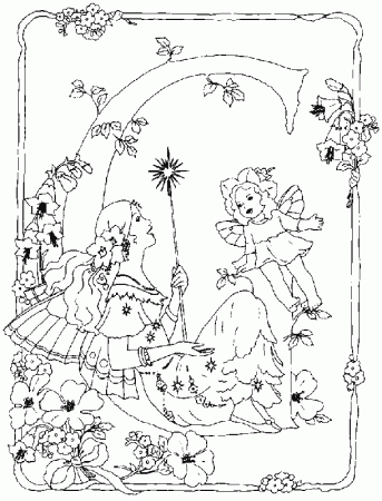 Alphabet Fairy G Coloring Pages | Free Printable Coloring Pages 