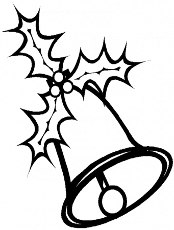 Pictures Of Christmas Bell Coloring Pages - Christmas Coloring 
