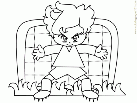 Soccer Coloring Pages For Childrens Motivation
